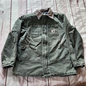 Carhartt Vintage Chore Coat C26 MOS Moss Green | Men's Size XLT